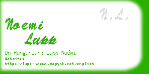 noemi lupp business card
