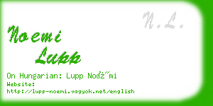 noemi lupp business card